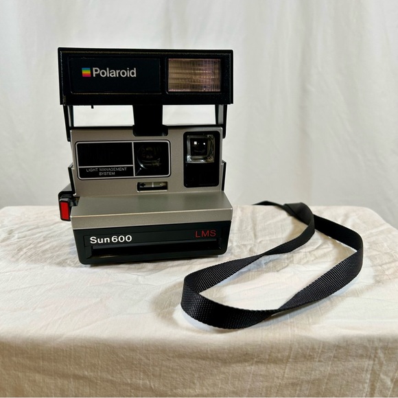 Vintage 1980s Polaroid Sun600 LMS Camera Instant Film Camera